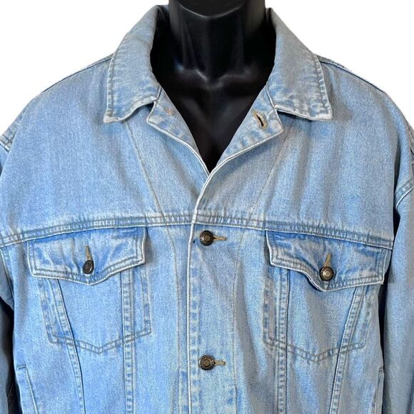 VINTAGE BUGLE BOY DENIM TRUCKER JACKET - Picture 2 of 12